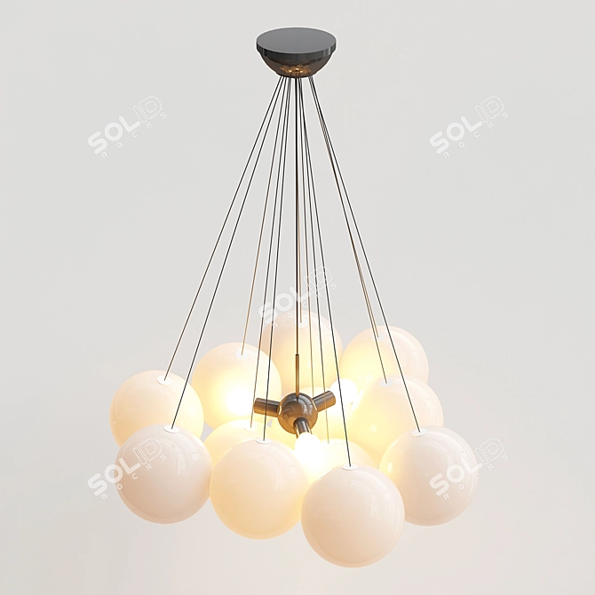 Title: Elegant OGDEN Chandelier 3D model image 4