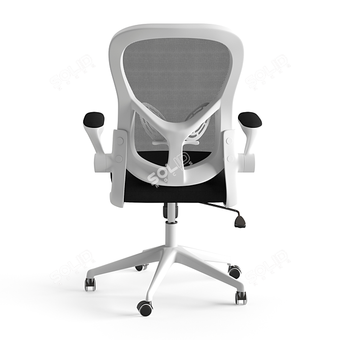 Xiaomi HBADA Double-Waisted Computer Chair 3D model image 4