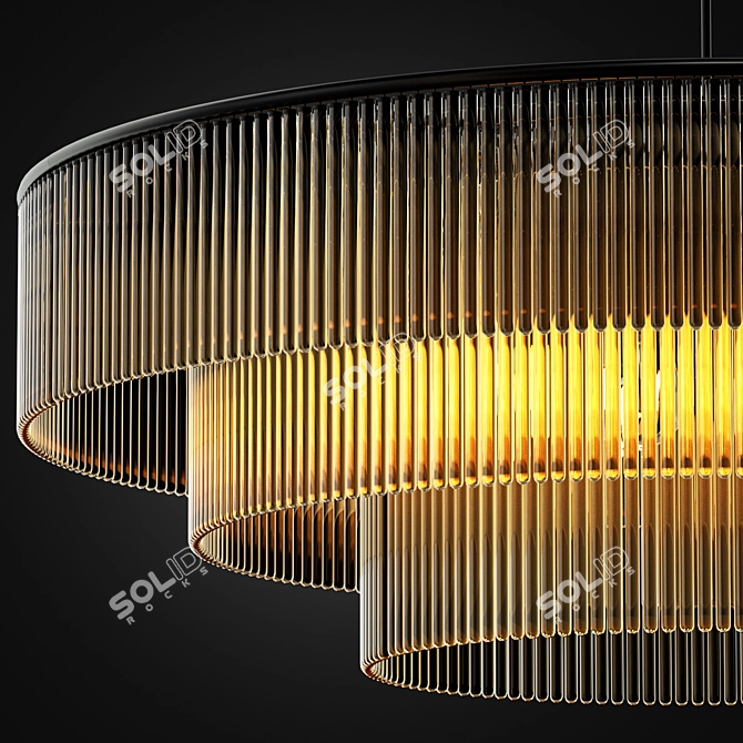 Zagg Ceiling Lamp: Sleek Design, Illuminating Elegance 3D model image 2