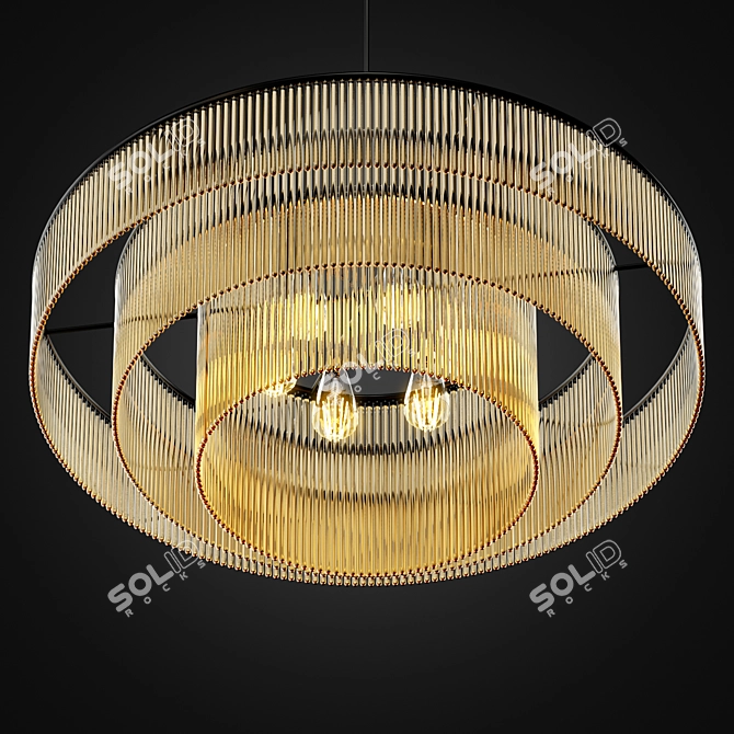 Zagg Ceiling Lamp: Sleek Design, Illuminating Elegance 3D model image 3