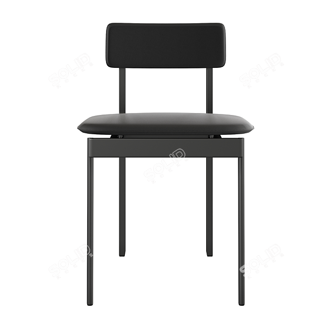 Sleek Armless Chair - Betwixt 3D model image 2