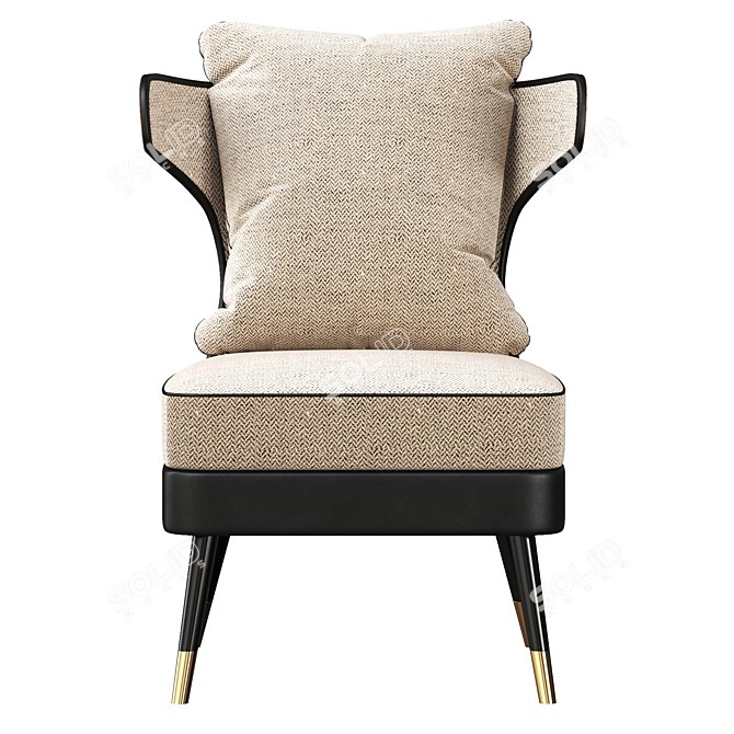 Modern Lounge Chair 3D model image 2