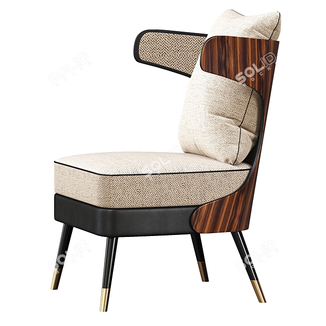 Modern Lounge Chair 3D model image 3