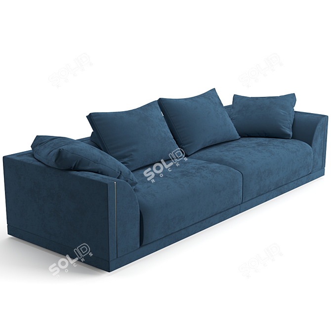 Elegant Fendi Casa Blaze Sofa 3D model image 2