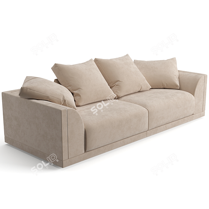 Elegant Fendi Casa Blaze Sofa 3D model image 3