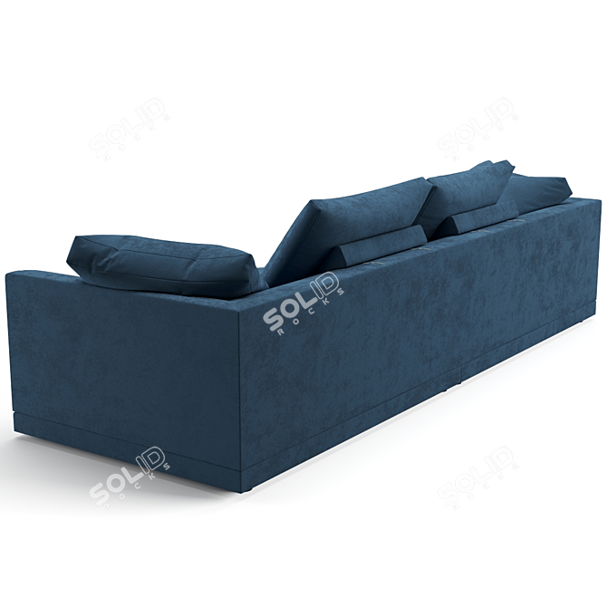 Elegant Fendi Casa Blaze Sofa 3D model image 4