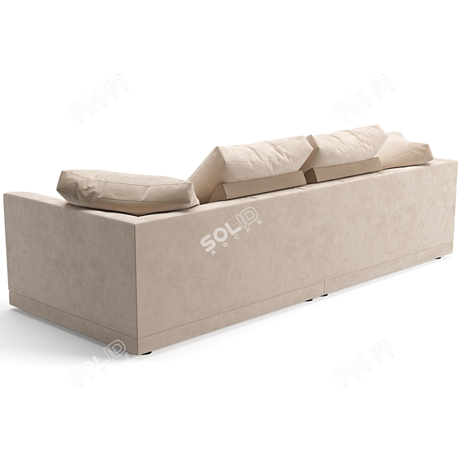 Elegant Fendi Casa Blaze Sofa 3D model image 5