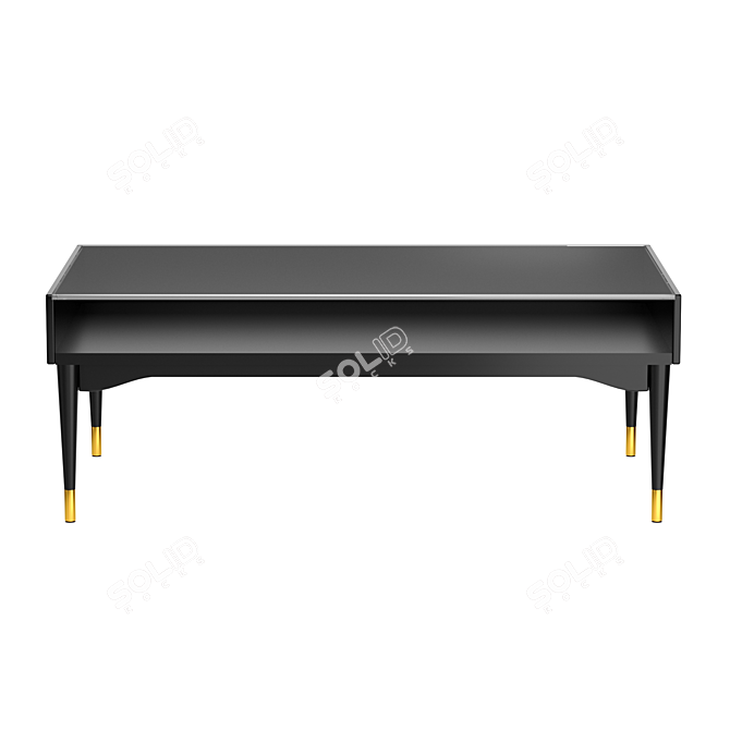 Sleek and Chic Coffee Table 3D model image 2