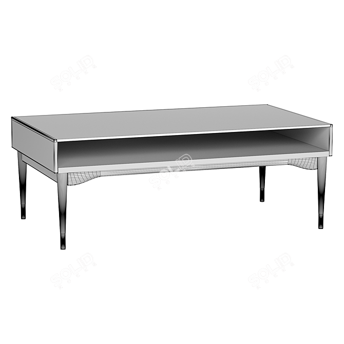 Sleek and Chic Coffee Table 3D model image 4