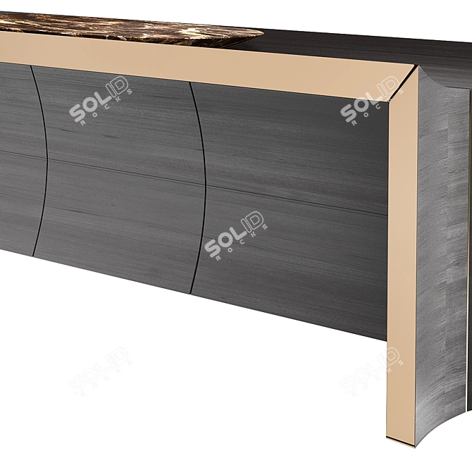 Flexus Sideboard: Stylish Storage Solution 3D model image 2