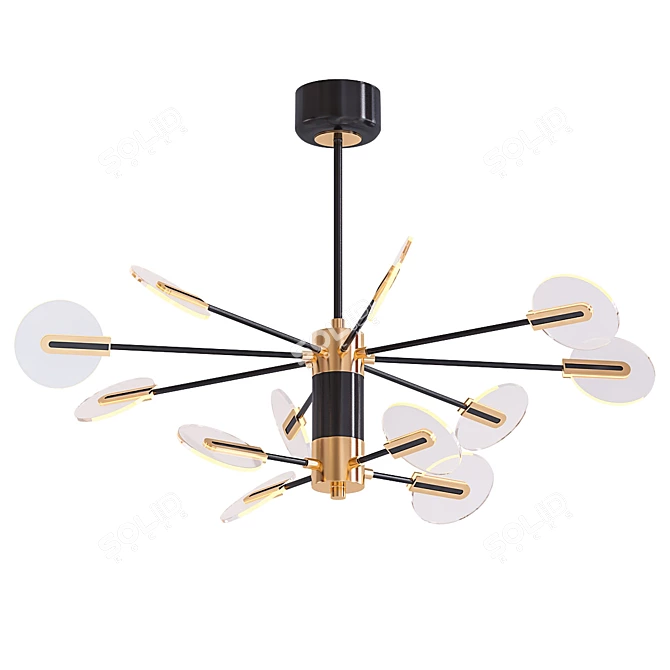 Sleek Connect Lamp 3D model image 1