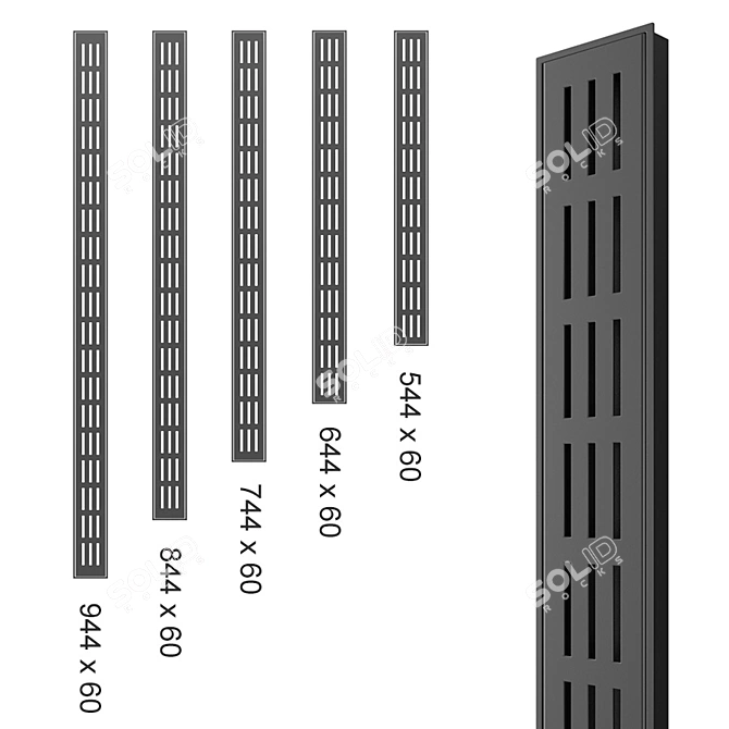 Versatile Alca Plast 2-Piece Trap Set 3D model image 2