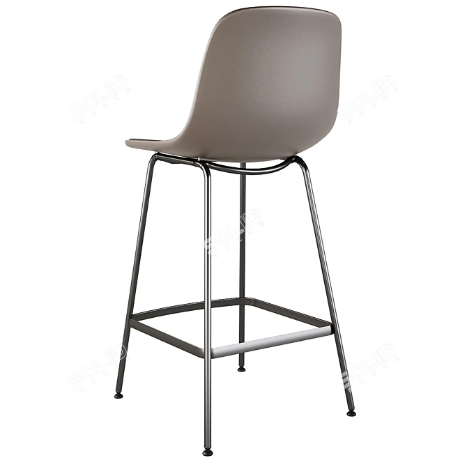 Modern Seela S322 Bar Stool 3D model image 2