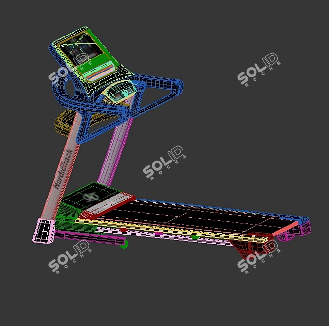 NordicTrack Gym Equipment Treadmill 3D model image 4