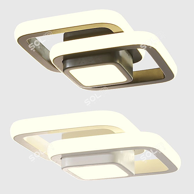 Modern Ceiling Lamp with Black and White Options on AliExpress 3D model image 1