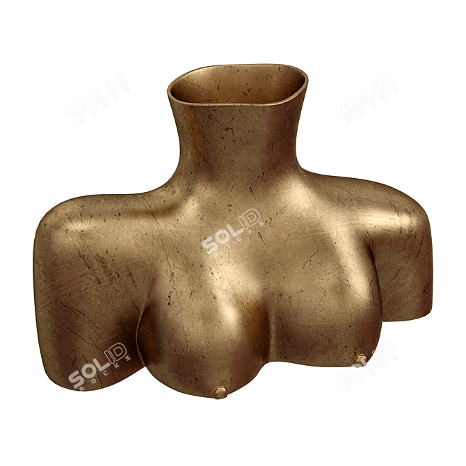 Elegance in Bloom: Body Vase Set 3D model image 2