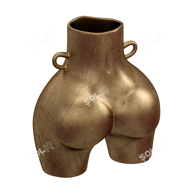 Elegance in Bloom: Body Vase Set 3D model image 3