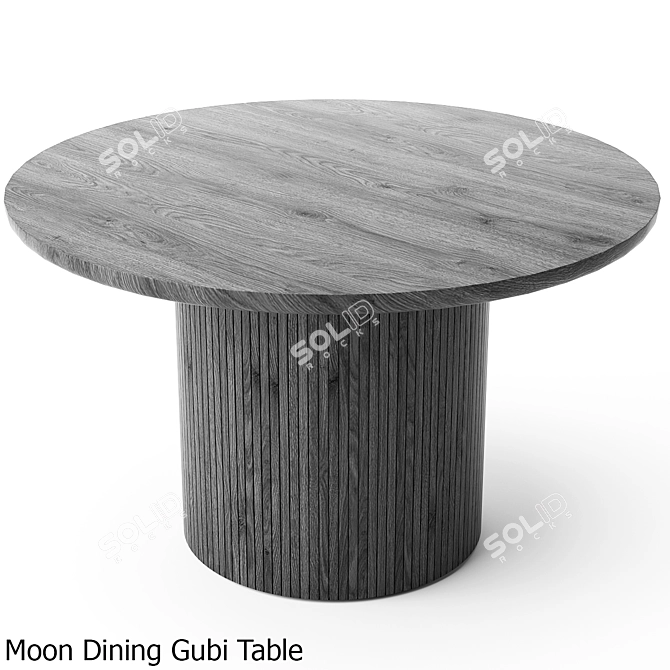 Modern Dining Table Set 3D model image 4