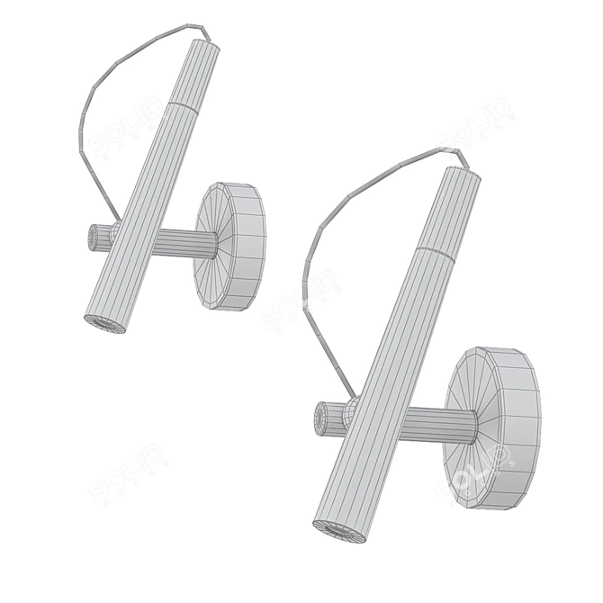 BECKY WALL: Contemporary Design Lamps 3D model image 2