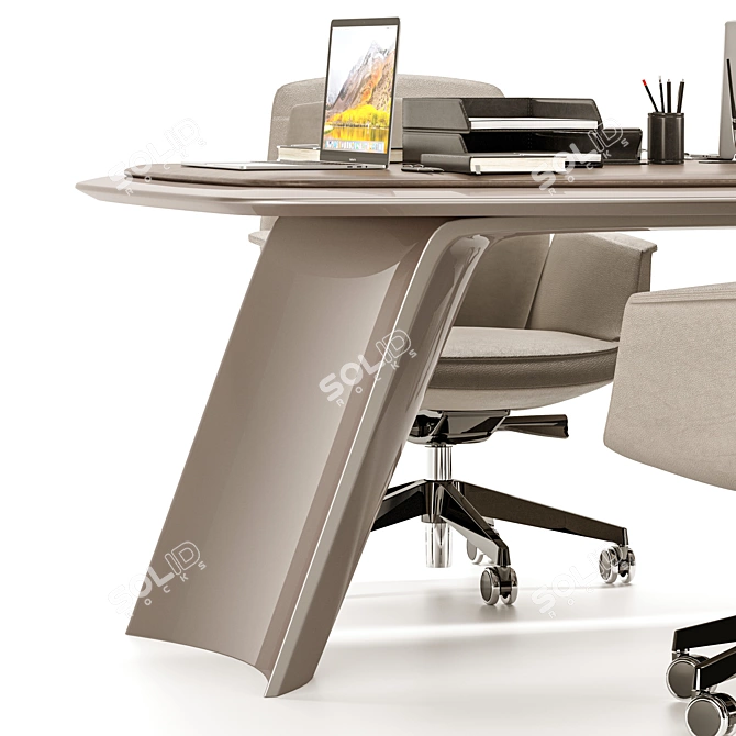 Modern Gramy Conference Table 3D model image 2