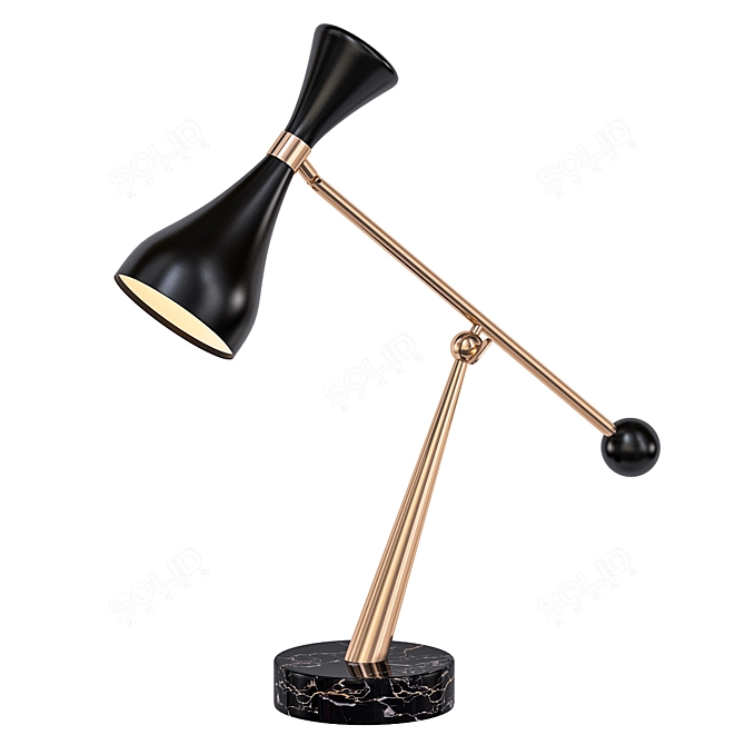 Elegant Eichholtz Cordero Desk Lamp 3D model image 1