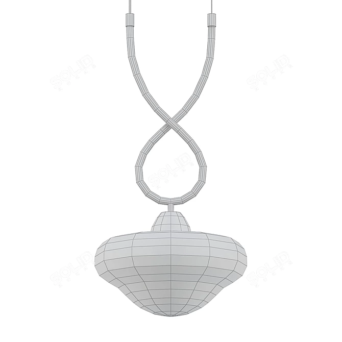 Yolanda Pendant Light: Elegant and Modern. 3D model image 2