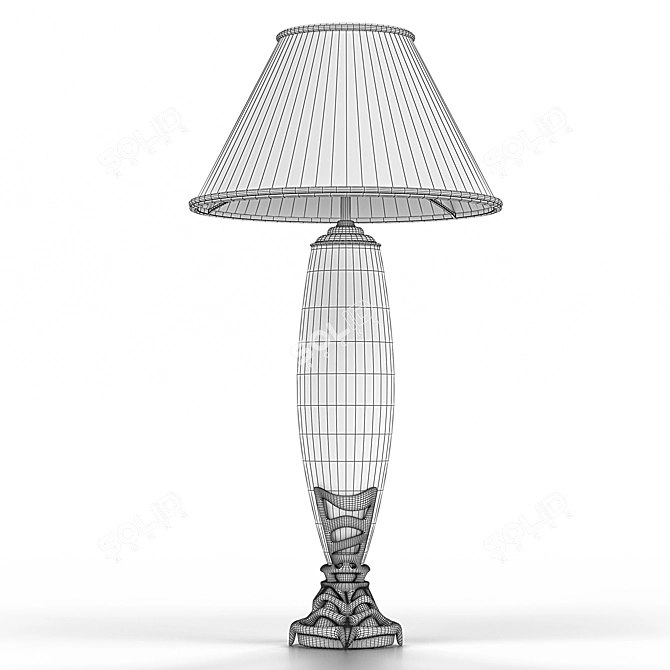 Venturi Arte Lamp: Bronze & Murano Glass 3D model image 11