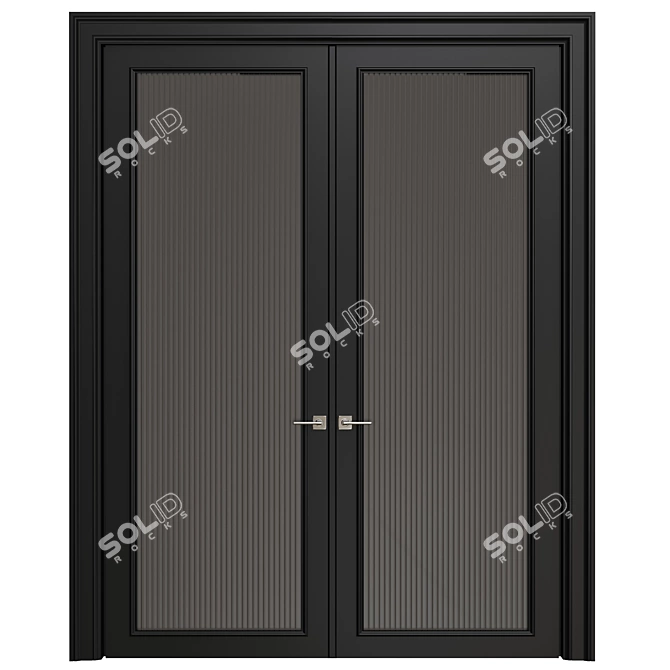 Elegant Interior Door: 117 3D model image 1