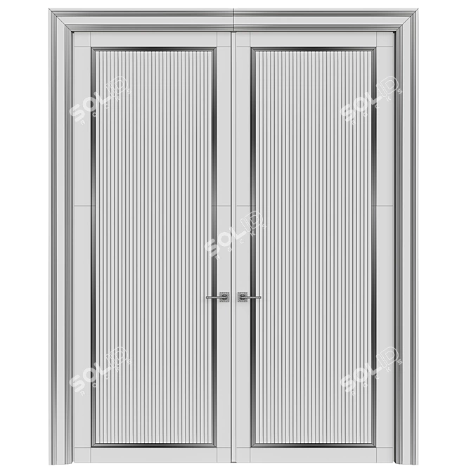 Elegant Interior Door: 117 3D model image 4