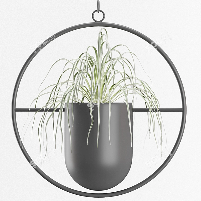 Modern Indoor Planters | Hanging & Standing | 5 Varieties 3D model image 5