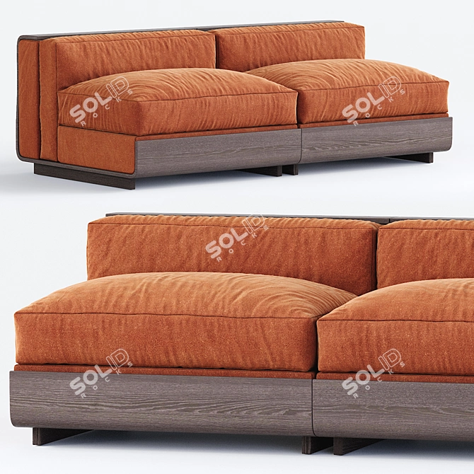 Modern Life Sofa by Acerbis 3D model image 1