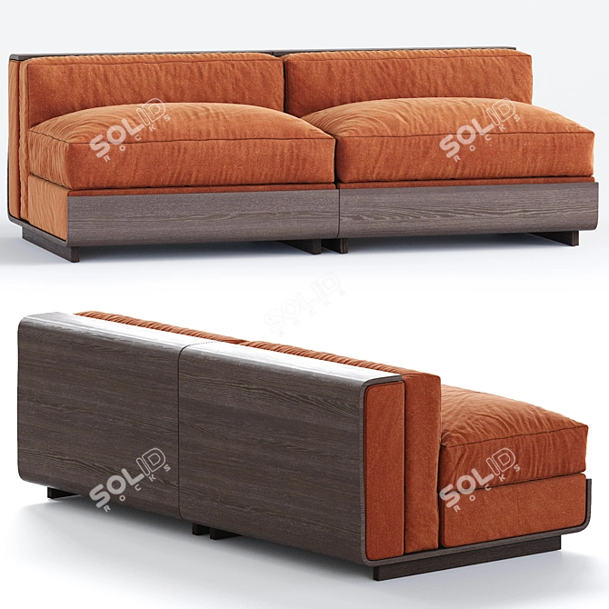 Modern Life Sofa by Acerbis 3D model image 4