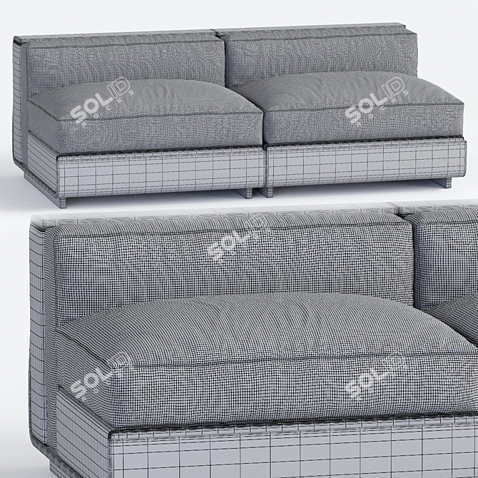 Modern Life Sofa by Acerbis 3D model image 5