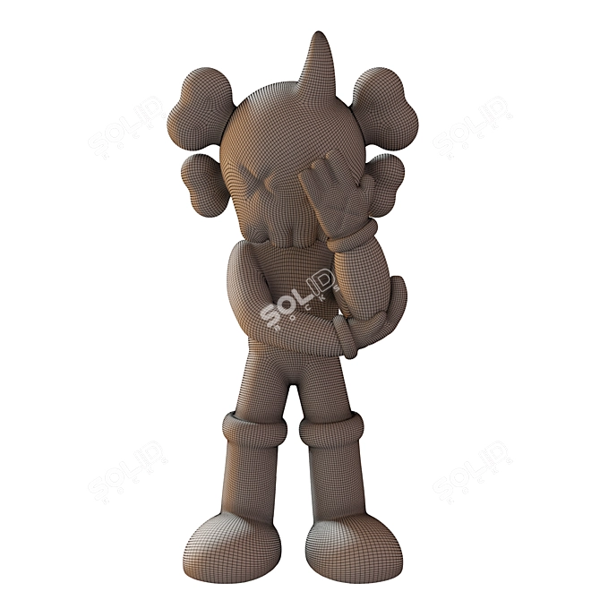 Rare KAWS Astroboy Sculpture 3D model image 4