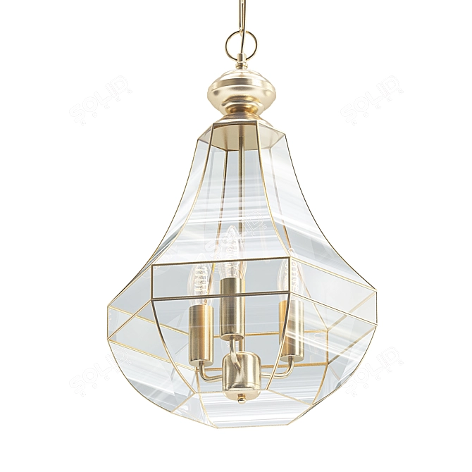 Citilux Hera-1 Pendant Chandelier 3D model image 1