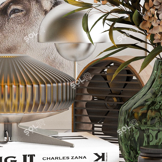 3Ds Max + VRay Decorative Set 3D model image 4