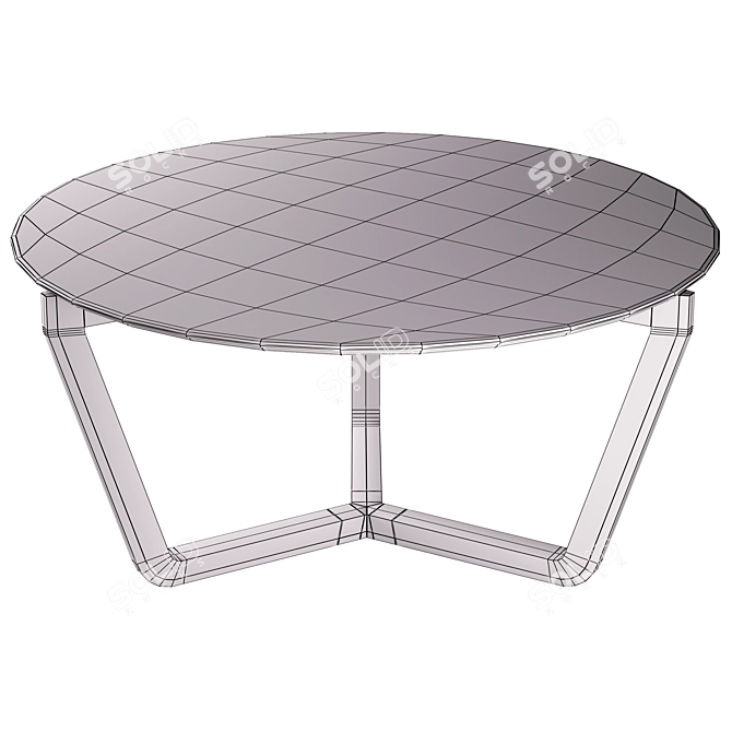 Branca: Sul Table 3D model image 4