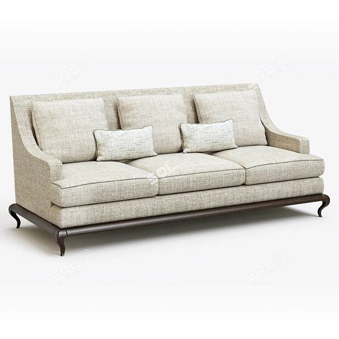 Elegant Nest Sofa by Decca Home 3D model image 1