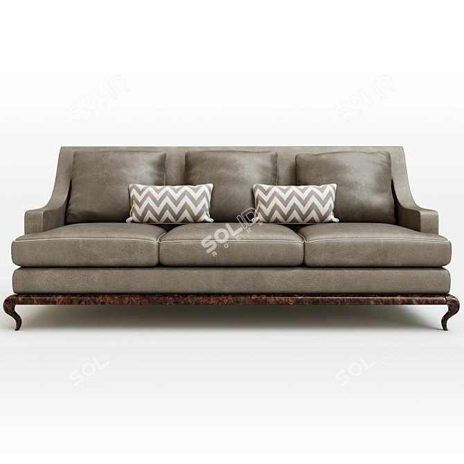 Elegant Nest Sofa by Decca Home 3D model image 4