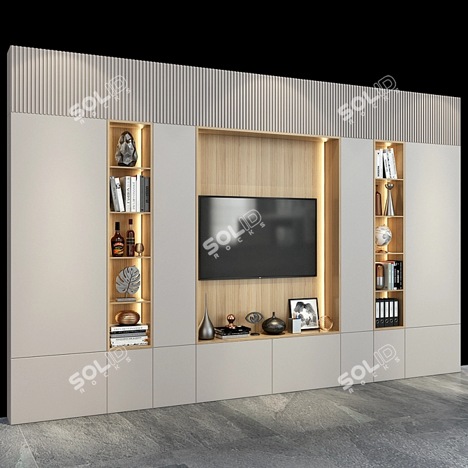 Modern Cabinet Furniture 0143 3D model image 3