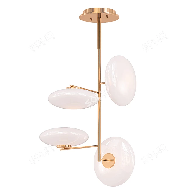 Glamorous DECO Pendant 3D model image 1