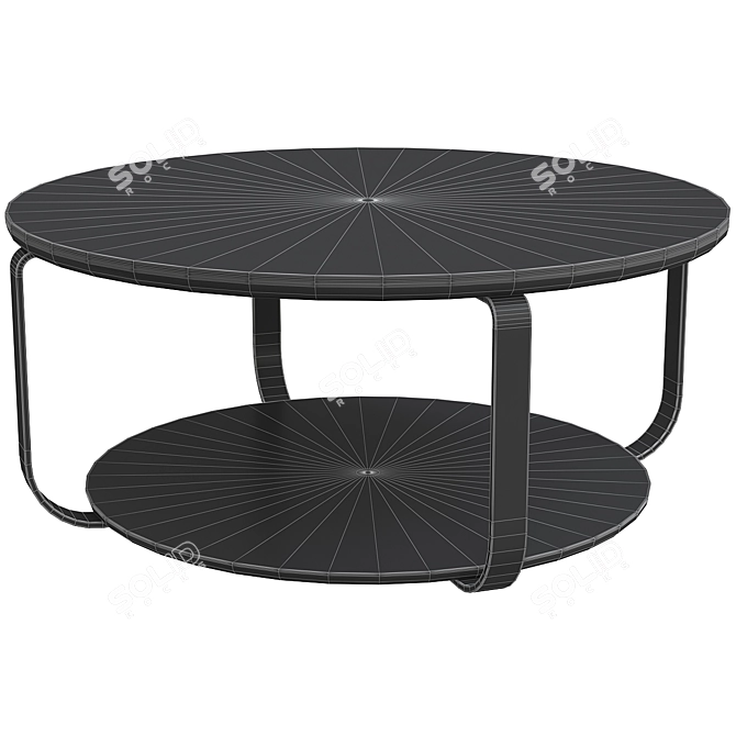 Sleek Clik Kendo Coffee Table 3D model image 4