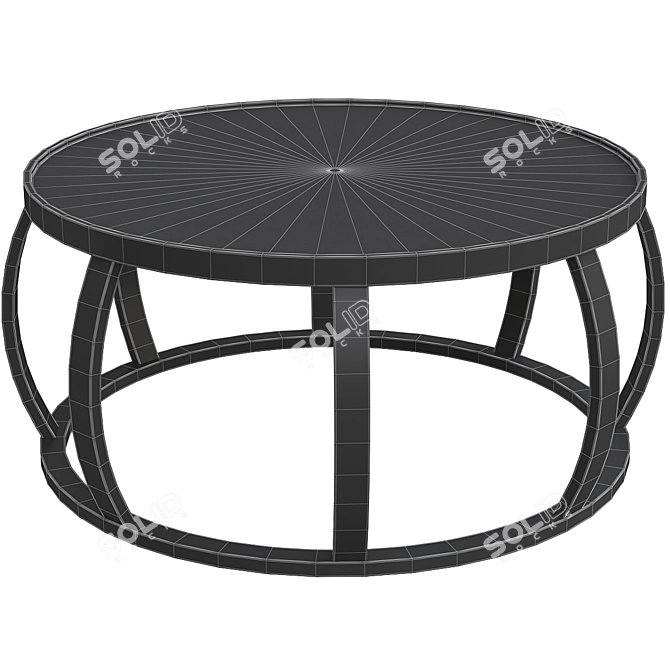 Modern Santos Coffee Table 3D model image 2