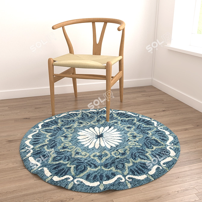 Round Rugs Set 297 3D model image 5