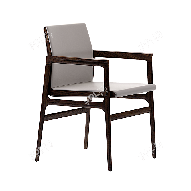 Ipanema Chair: Elegant Simplicity 3D model image 2