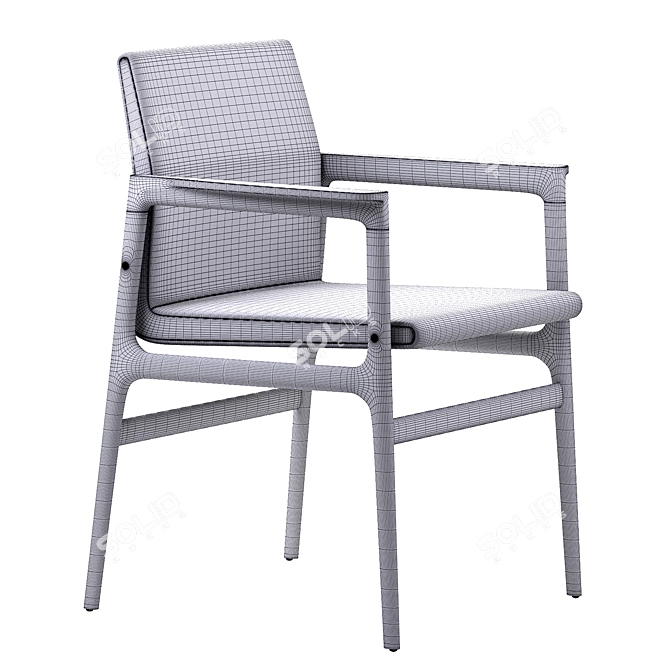 Ipanema Chair: Elegant Simplicity 3D model image 6