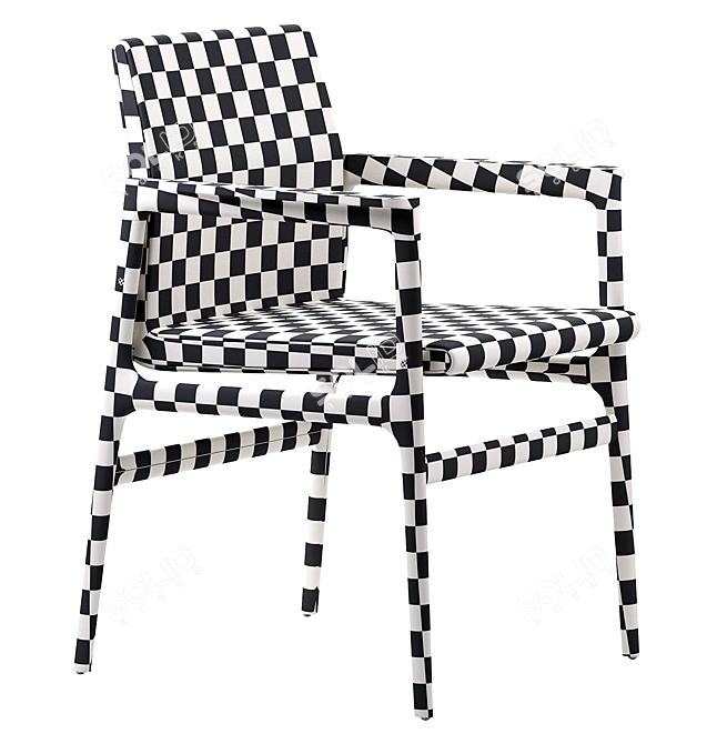 Ipanema Chair: Elegant Simplicity 3D model image 7