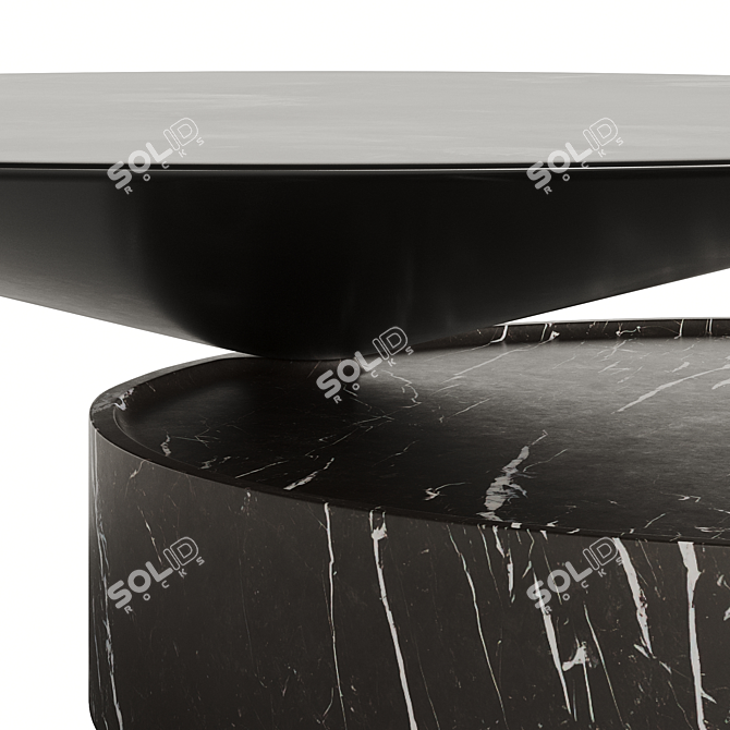Elegant Laurel Coffee Table 3D model image 3