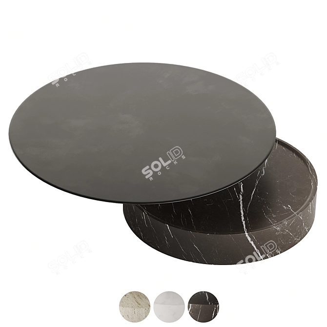 Elegant Laurel Coffee Table 3D model image 13