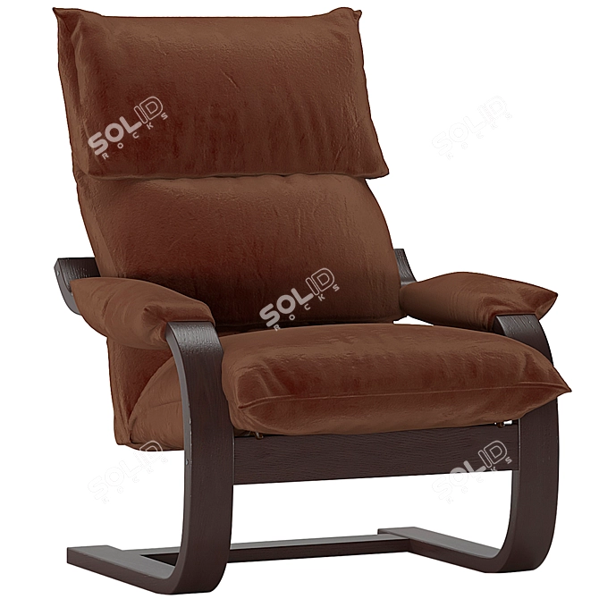 Onega Relax Armchair | Adjustable Backrest | Ergonomic Design 3D model image 1